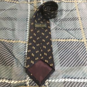 Herman Geist 100% silk navy Tie